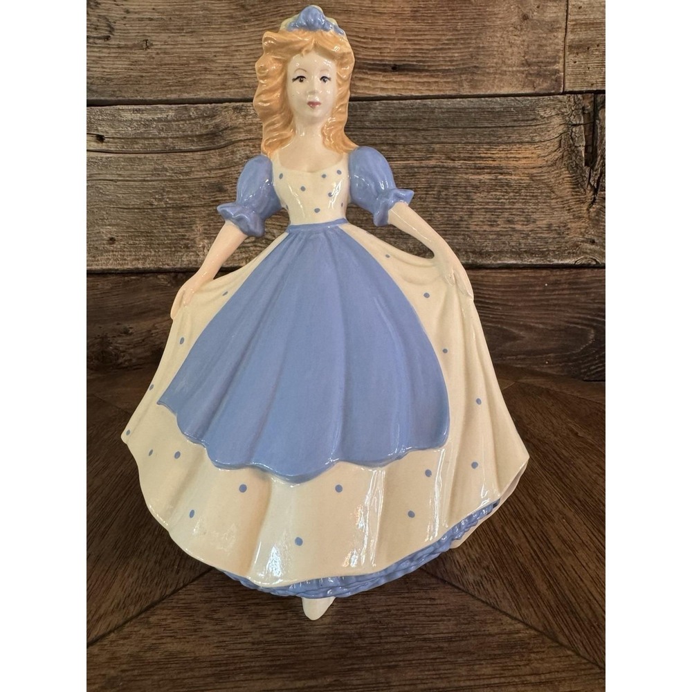Rare Gare Inc 2000 Porcelain Doll Blue Dress Vintage Like Royal Doulton